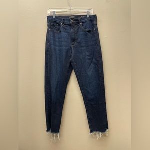 Banana Republic High Waisted Straight Leg Jeans